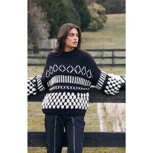 Talisman NEW Women’s Sundance Colorado Fisherman Cable Knit Sweater size Medium